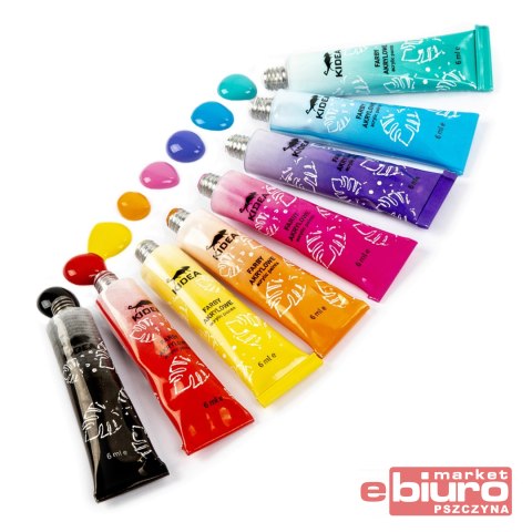 FARBY AKRYLOWE 24 KOLORY KIDEA