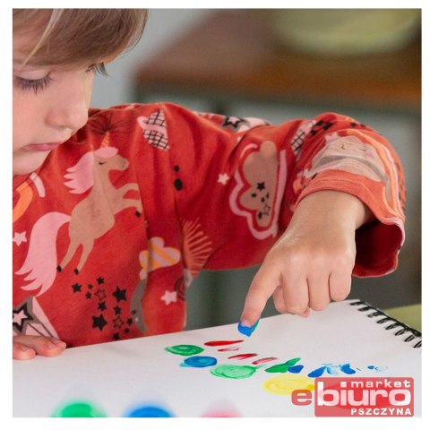 FARBY DO MALOWANIA PALCAMI 100ML MIX 6 KOLORÓW