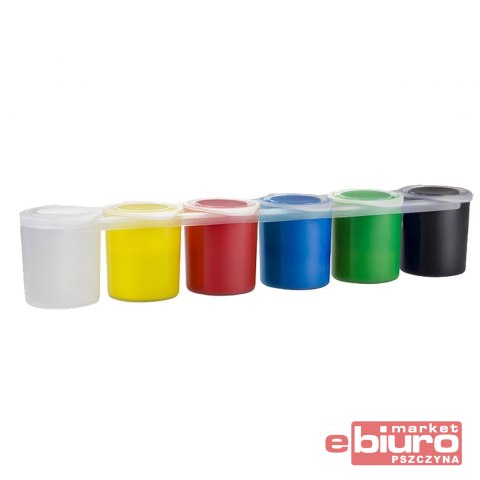 FARBY DO MALOWANIA PALCAMI 6 KOL X 25ML 031506 MIL