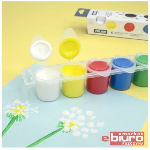 FARBY DO MALOWANIA PALCAMI 6 KOL X 25ML 031506 MIL