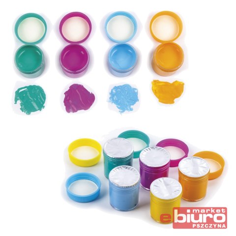 FARBY PLAKATOWE PASTELOWE 24 KOLORY KIDEA