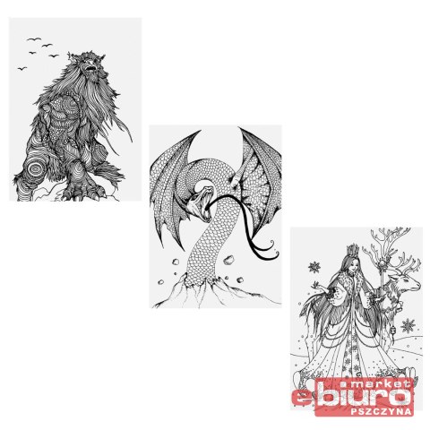 KOLOROWANKA ANTYSTRESOWA MAGICZNE ZWIERZĘTA
