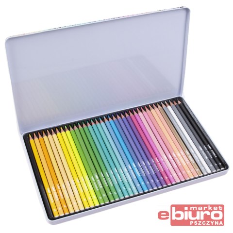 KREDKI PASTELOWE TRÓJKĄTNE W MET PUD 36 KOL