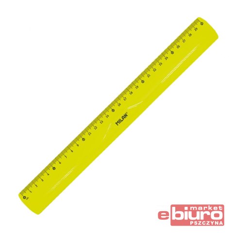 LINIJKA 30 CM NA BLISTRZE ŻÓŁTA 353801Y MILAN