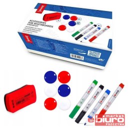MARKER DO TABLIC MAGNESY GĄBKA ZESTAW MEMOBE MZ003