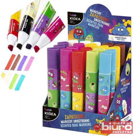 MARKER GIGANT DWUSTRONNY ZAPACHOWY 2 KOLORY KIDEA