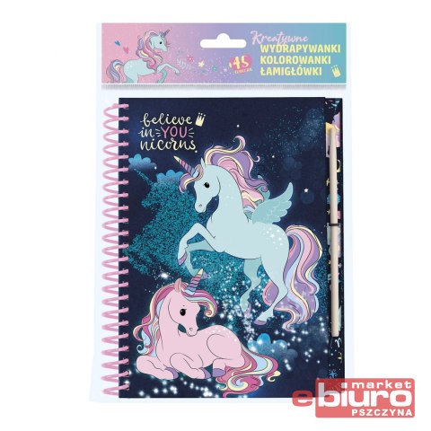 NOTES KREATYWNY Z WYDRAPYW. JEDNOROŻEC 13