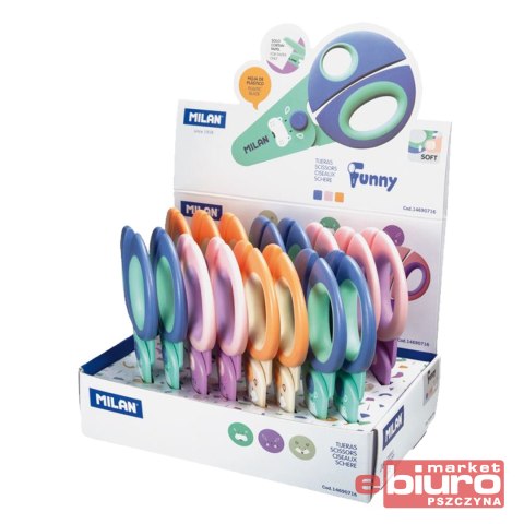 NOŻYCZKI PLASTIKOWE DLA DZIECI FUNNY 14690716