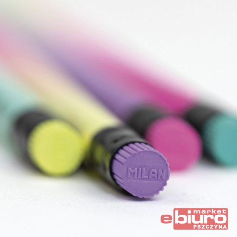 OŁÓWKI OKRĄGŁE HB Z GUMKĄ SUNSET A'24