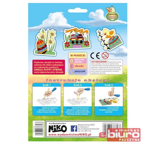PIASKOWE OBRAZKI - PAKIET WIELKANOCNY 1 6537 NIKO
