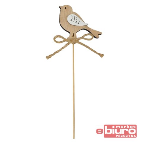 PTAK NA PIKU DREWNIANY 25CM 2221633 MFP