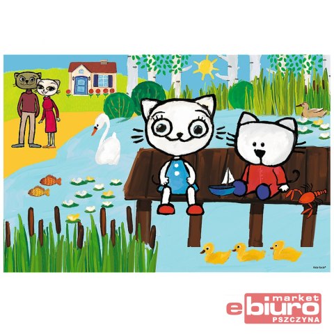 PUZZLE 15 MAXI KICIA KOCIA NAD JEZIOREM 14331 TREF