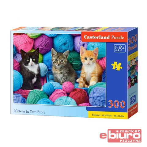 PUZZLE 300 B-030477 KITTENS IN YARN STORE CASTOR