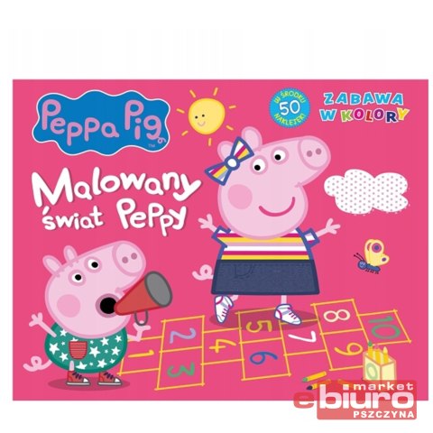 KOLOROWANKA ŚWINKA PEPPA MALOWANY ŚWIAT PEPPY 0324