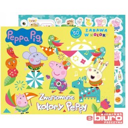 KOLOROWANKA ŚWINKA PEPPA ZWARIOWANE KOLORY 0645