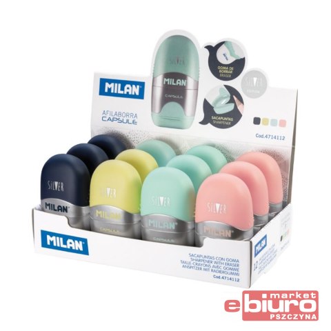 TEMPERÓWKO - GUMKA CAPSULA SILVER 4714112 MILAN