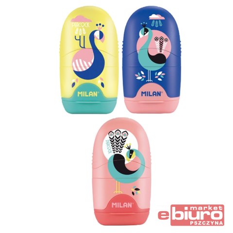 TEMPERÓWKO GUMKA CAPSULE PEACOCK MILAN