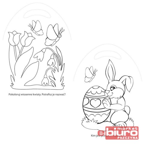 WIELKANOCNA KOLOROWANKA PISANKA 5531 NIKO