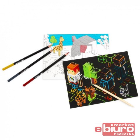 WYDRAPYWANKA I KOLOROWANKA 2W1 GAME KIDEA