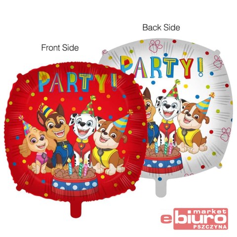 BALON FOLIOWY 18" PAW PATROL PARTY GODAN