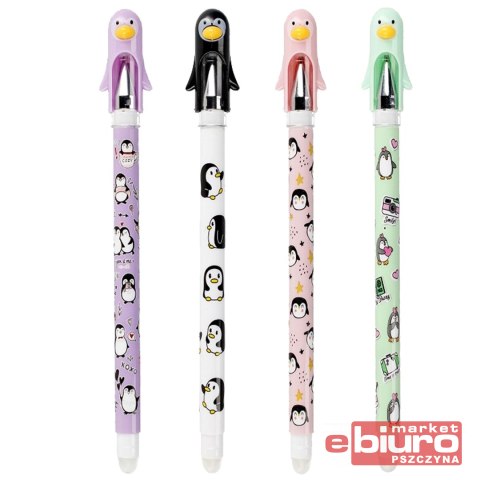 DŁUGOPIS ŚCIERALNY 0,5 PINGWIN STK