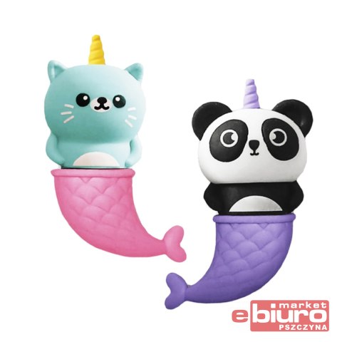 GUMKI DO MAZANIA ZAPACHOWE KOTEK I PANDA2SZT KIDEA