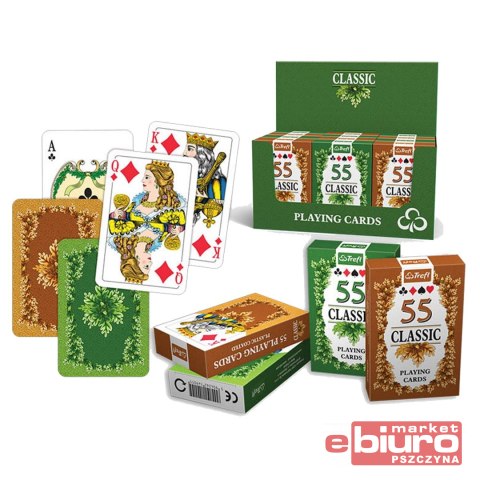 KARTY 55 LISTKOWE CLASSIC TREFL K-14905
