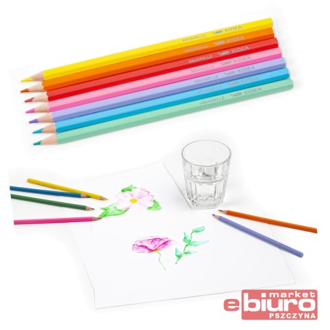 KREDKI AKWARELOWE 24 KOL. W METALOWYM PUDEŁKU