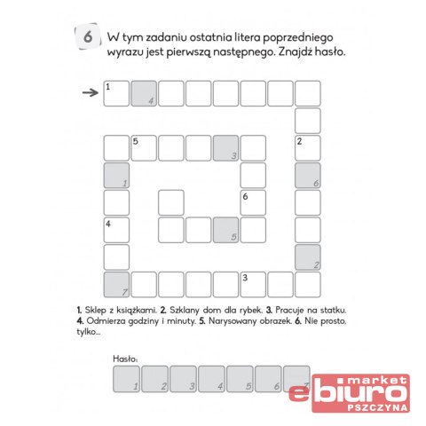 ŁAMIGŁÓWKI Z OŁÓWKIEM 7+ KSIĄŻECZKA POMARAŃCZOWA