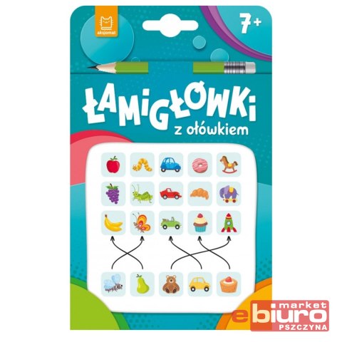 ŁAMIGŁÓWKI Z OŁÓWKIEM 7+ KSIĄŻECZKA TURKUSOWA