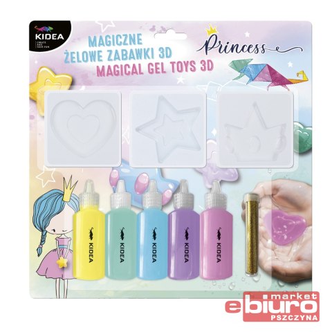 MAGICZNE ŻELOWE ZABAWKI 3D KSIĘŻNICZKA KIDEA