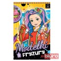 MODELKI I FRYZURY. Z NAKLEJKAMI