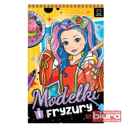 MODELKI I FRYZURY. Z NAKLEJKAMI