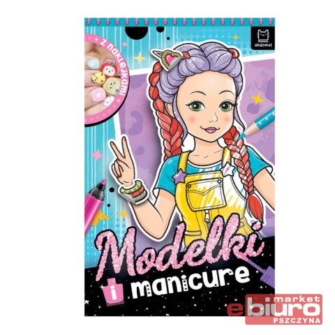 MODELKI I MANICURE. Z NAKLEJKAMI