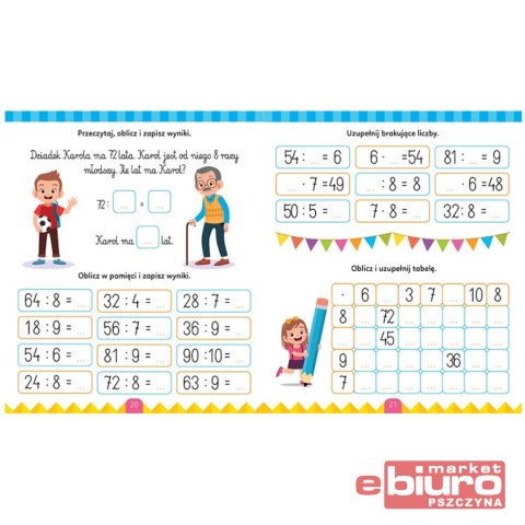 MOJA TABLICZKA MNOŻENIA Z PISAKIEM OD 8 LAT