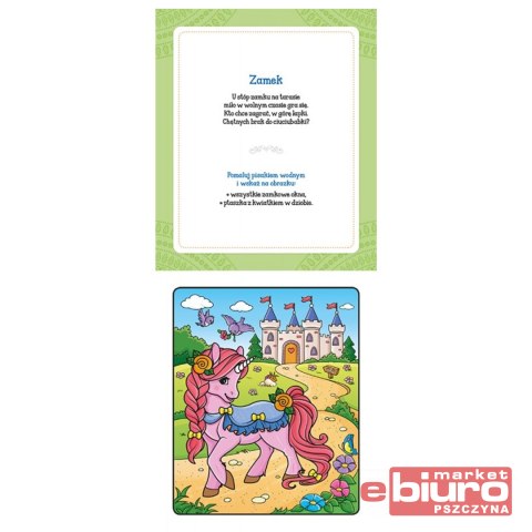 MOJE JEDNOROŻCE. MALOWANKI Z PISAKIEM WODNYM