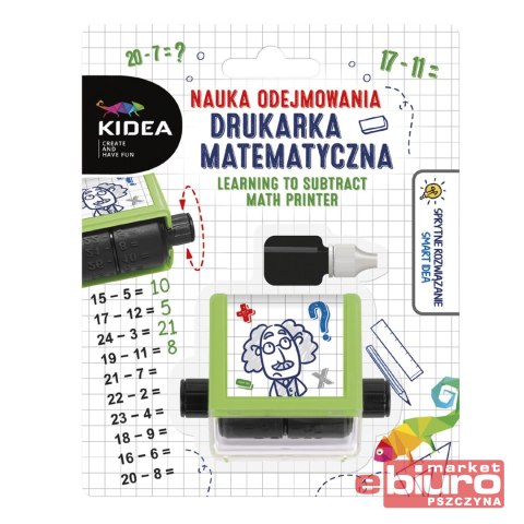 NAUKA ODEJMOWANIA DRUKARKA MATEMATYCZNA KIDEA