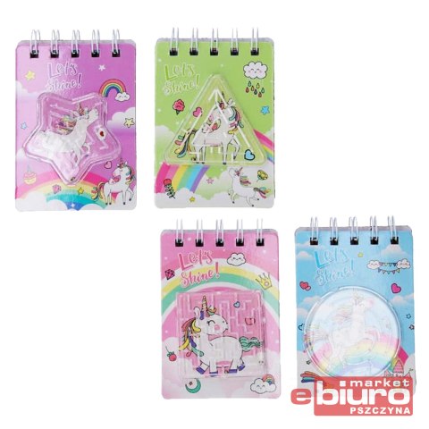 NOTES W017811 7X10CM 60STR LABIRYNT JEDNOROŻEC MFP