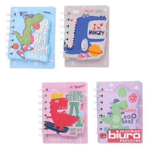 NOTES W017825 8,6X12CM 80KART DINO MFP