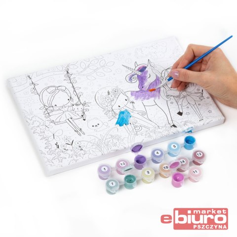 OBRAZ MALOWANIE PO NUMERACH WRÓŻKI KIDEA