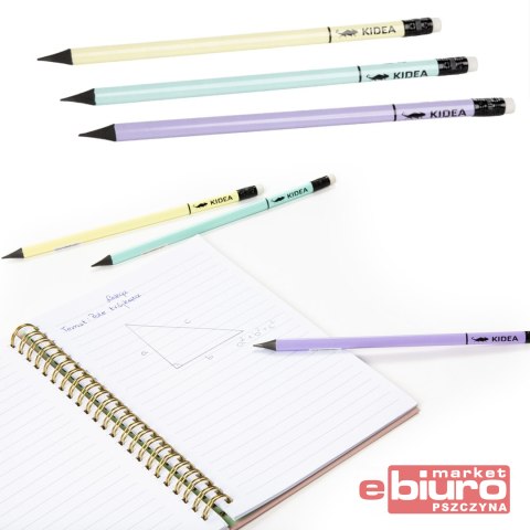 OŁÓWEK PREMIUM 3SZT. KIDEA