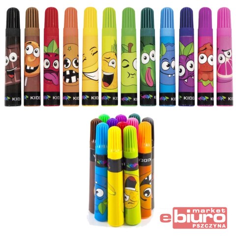 PISAKI ZAPACHOWE 12 KOLORÓW KIDEA