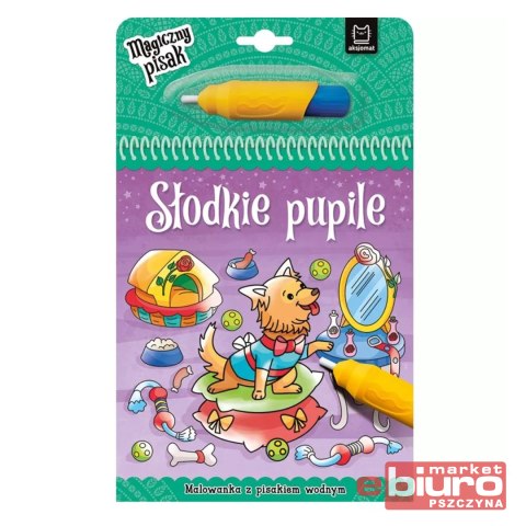 SŁODKIE PUPILE. MALOWANKA Z PISAKIEM WODNYM