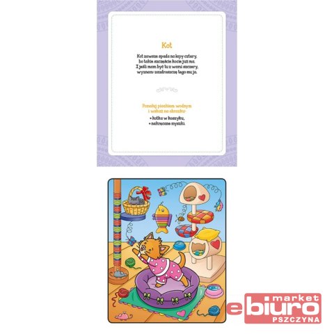 SŁODKIE PUPILE. MALOWANKA Z PISAKIEM WODNYM