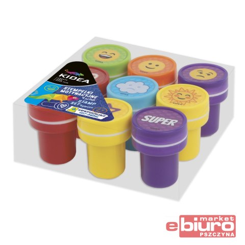 STEMPELKI MOTYWACYJNE 9SZT KIDEA