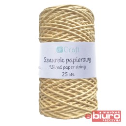 SZNUREK PAPIEROWY Z DRUCIKIEM KRAFT 25M DPSZ-015