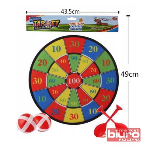 TARCZA Z BEZPIECZNYMI RZUTKAMI 111179 ASKATO