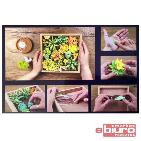 WOOD&CRAFT DIY SUCCULENTS 21*21CM ENERGY 10009