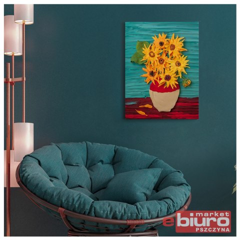 ZESTAW KREAT SUNFLOWERS 30*40CM 1008 MAKSIK