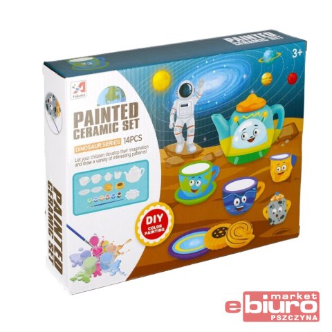 ZESTAW KREATYWNY DO MALOWANIA CERAMIKA KOSMOS MC